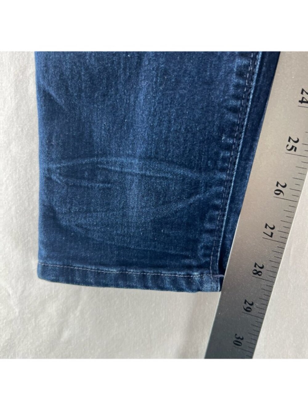 White House Black Market Skinny Jeans Womens 6 Mid Rise Stretch Denim Dark Wash - Picture 8 of 11